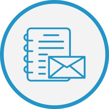 E- posta Satırı Mavi Çember