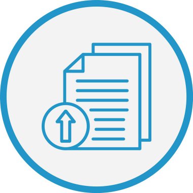 Dosya Gönderme Satırı Mavi Çember