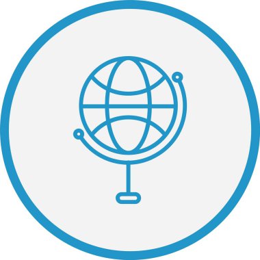 Küre Çizgisi Mavi Çember