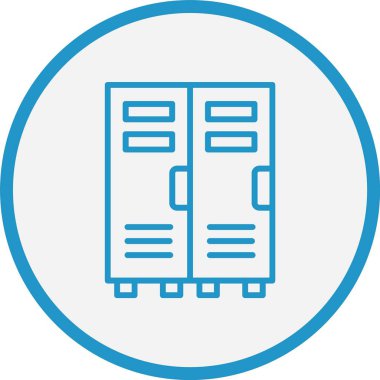 Dolap Satırı Mavi Çember