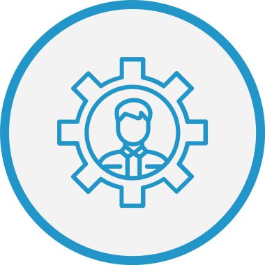 Profil Çizgisi Mavi Çember