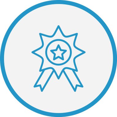 Kalite Çizgisi Mavi Çember