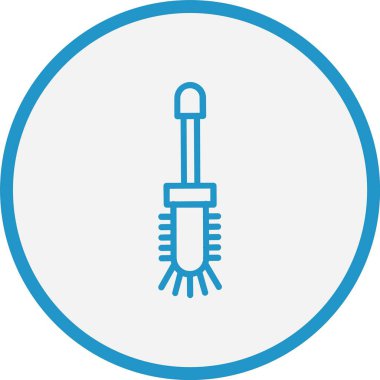 Tuvalet Fırçası Hattı Mavi Çember