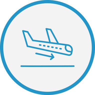 Geliş Çizgisi Mavi Çember