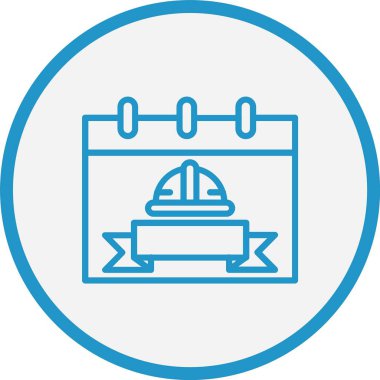 İşçi Bayramı Mavi Çember