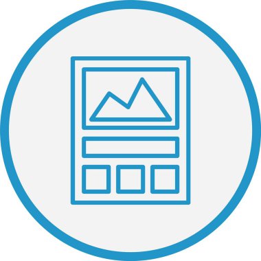 Yerleşim Çizgisi Mavi Çember