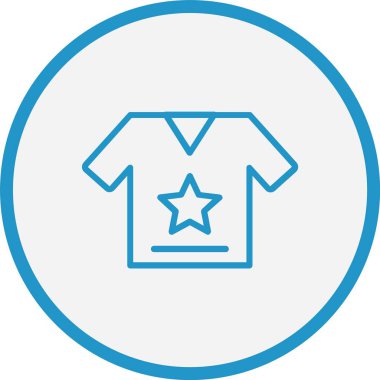 Tişörtler Mavi Çember Çizgisi