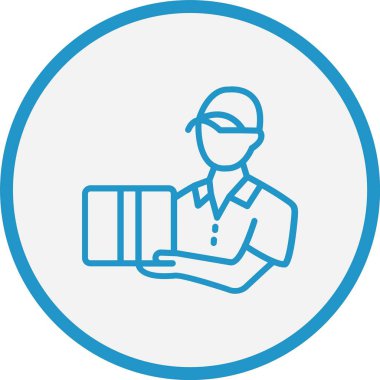 Kurye Hattı Mavi Çember