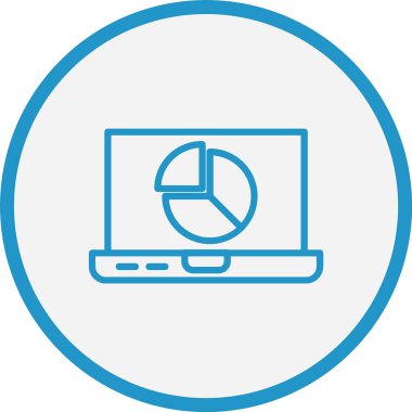 Pie Cart Hattı Mavi Çember