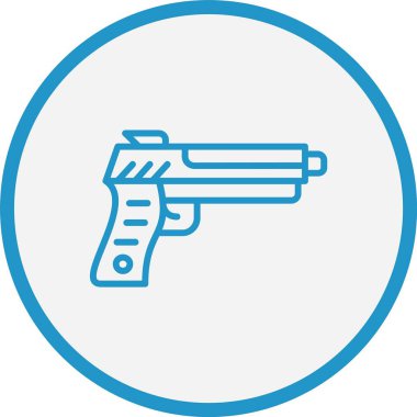 Silah Çizgisi Mavi Çember