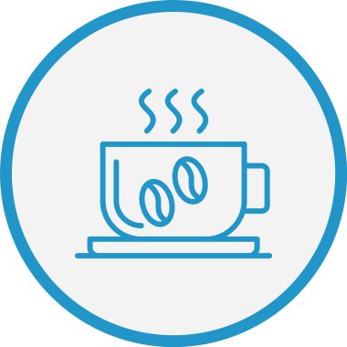 Sıcak Kahve Hattı Mavi Çember