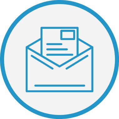 Harf Satırı Mavi Çember