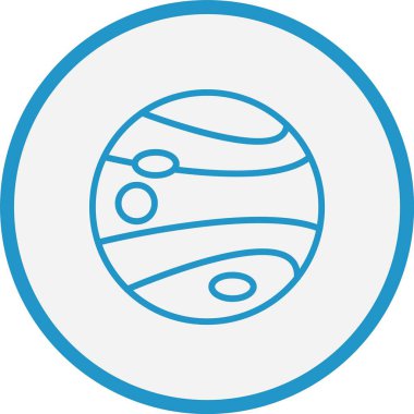 Neptün Çizgisi Mavi Çember