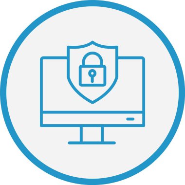 Güvenlik Hattı Mavi Çember