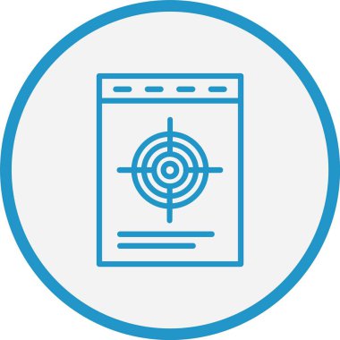 Hedef Hat Mavi Çember