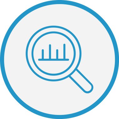 Analiz Çizgisi Mavi Çember