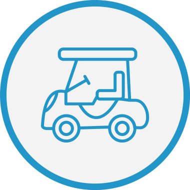 Golf Araba Hattı Mavi Çember