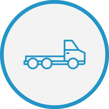 Pikap Çizgisi Mavi Çember