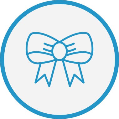 Kurdele Çizgisi Mavi Çember