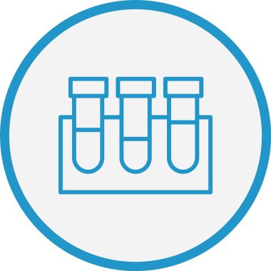 Test Tüpleri Hat Mavi Çember