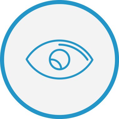 Göz Çizgisi Mavi Çember