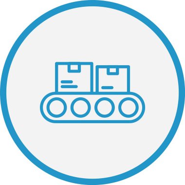 Paketleme Hattı Mavi Çember