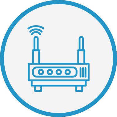 Yönlendirici Çizgisi Mavi Çember