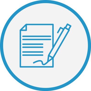 İmza Satırı Mavi Çember