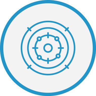 Hedef Hat Mavi Çember