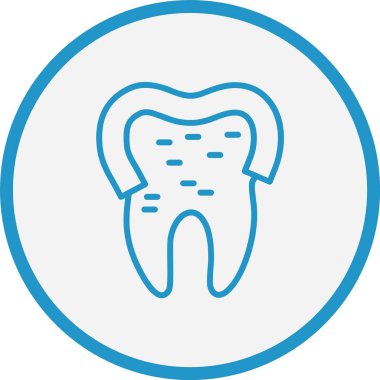 Gum Çizgisi Mavi Çember