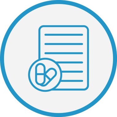 Reçete Satırı Mavi Çember