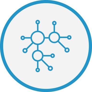 Ağ Çizgisi Mavi Çember