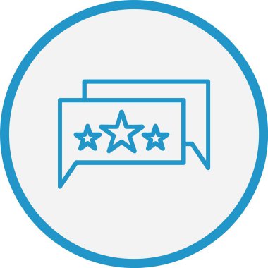 Beğeni Çizgisi Mavi Çember