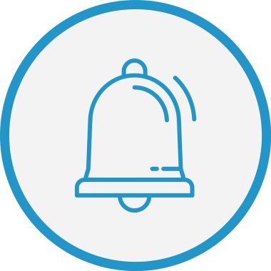 Alarm Çanı Mavi Çember