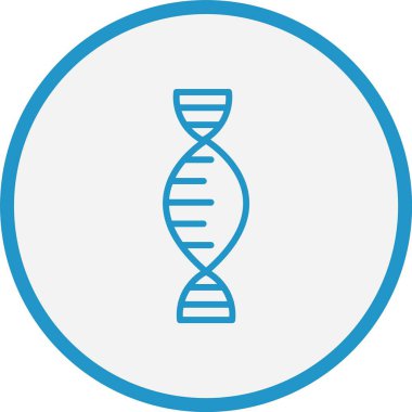 DNA Çizgisi Mavi Çember