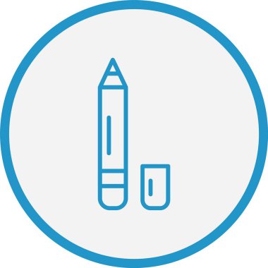 Dudak Çizgisi Mavi Çember