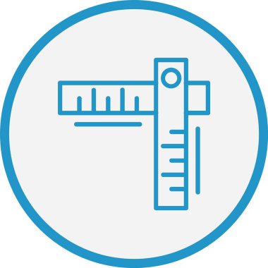 Ölçüm Çizgisi Mavi Çember