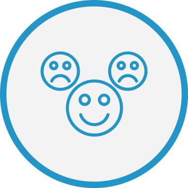 Tepkime Çizgisi Mavi Çember