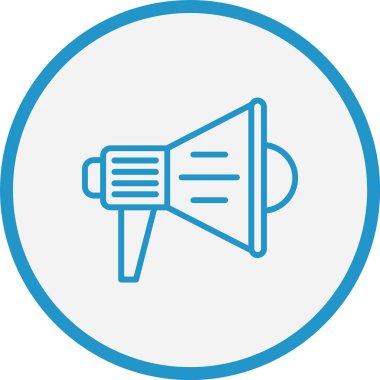 Reklam Satırı Mavi Çember