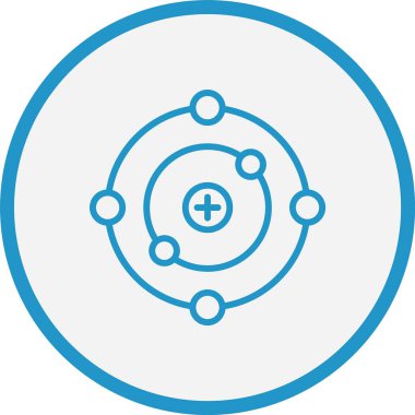 Elektron Çizgisi Mavi Çember