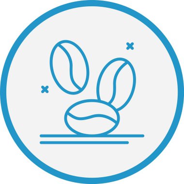 Fasulye Çizgisi Mavi Çember