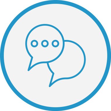 Bubblle Sohbet Hattı Mavi Çember