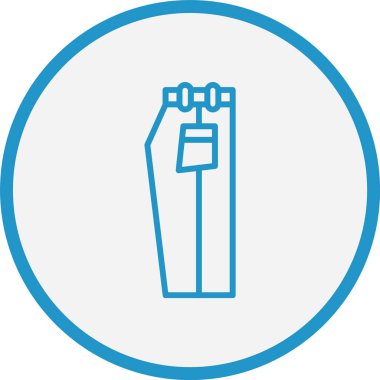 Kot Çizgisi Mavi Çember