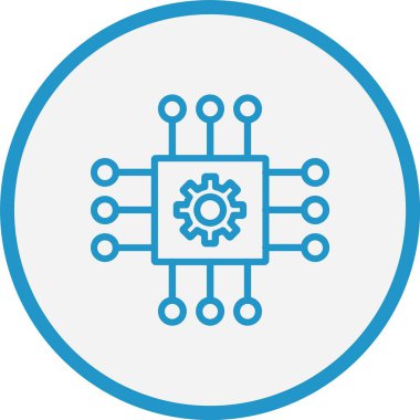 Öğrenme Satırı Mavi Çember