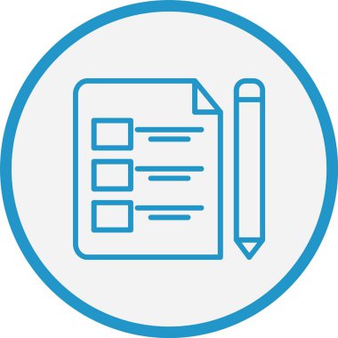 Biçim Çizgisi Mavi Çember