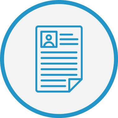 Kısa Satır Mavi Çember