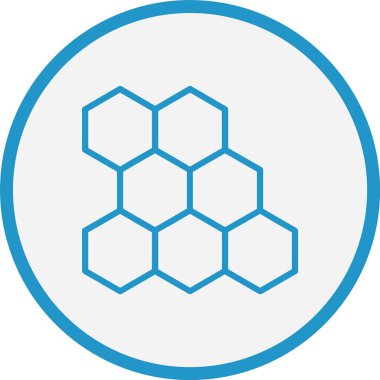 Bal peteği Hattı Mavi Çember