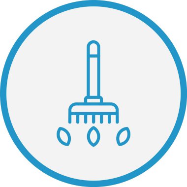 Tırmık Çizgisi Mavi Çember