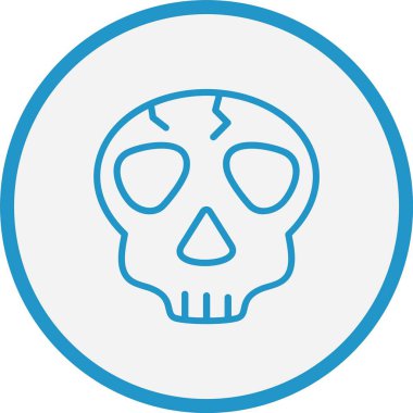 Kurukafa Çizgisi Mavi Çember