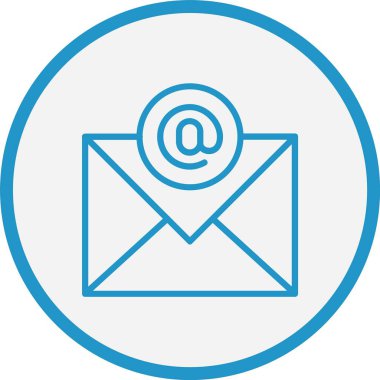 Posta Satırı Mavi Çember